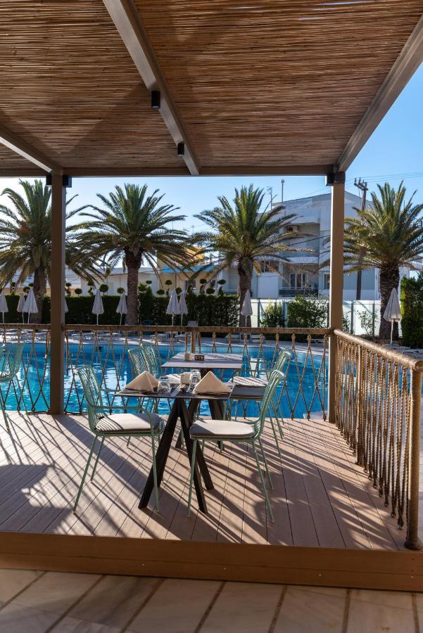 Minos Hotel Rethymno Exterior foto