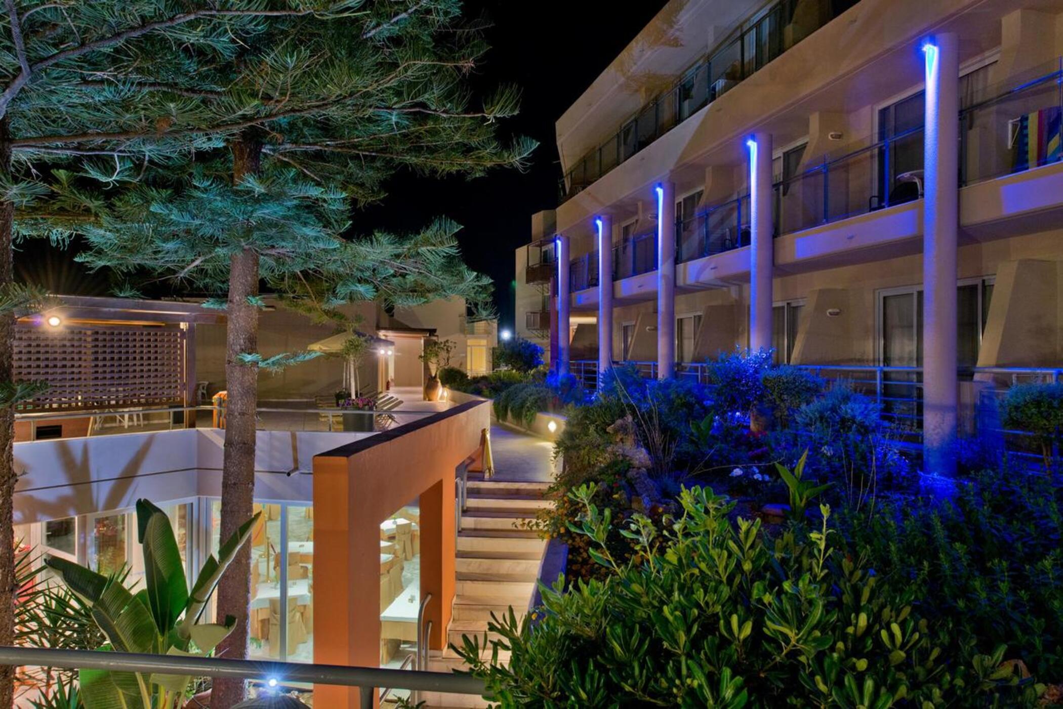 Minos Hotel Rethymno Exterior foto