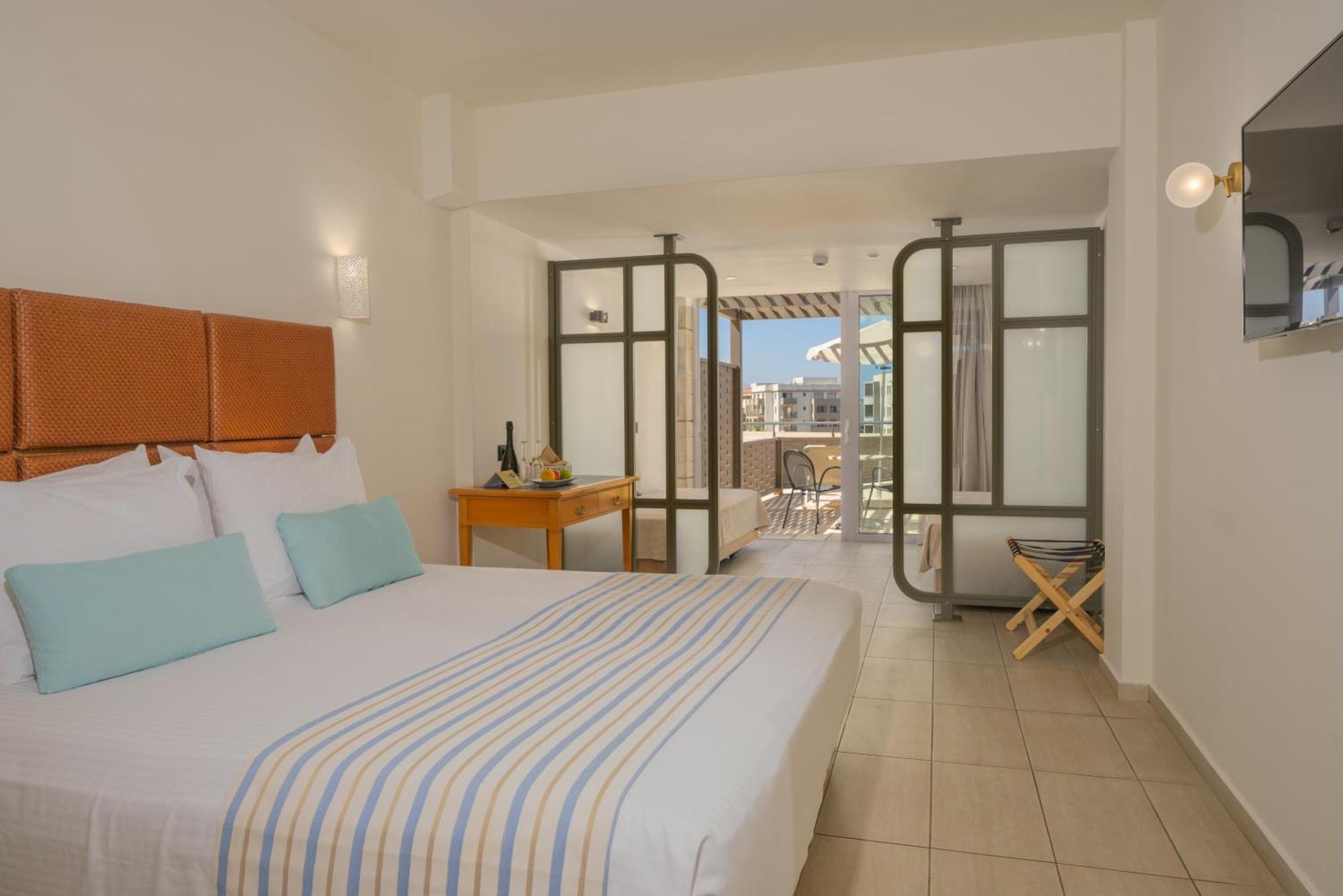 Minos Hotel Rethymno Exterior foto