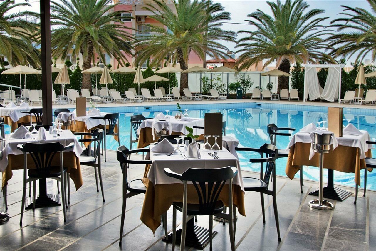 Minos Hotel Rethymno Exterior foto