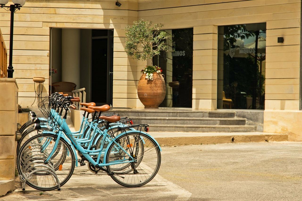 Minos Hotel Rethymno Exterior foto
